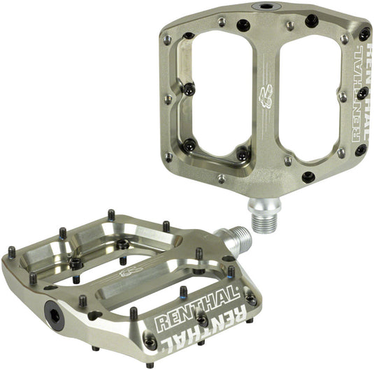 Renthal-Revo-F-Flat-Platform-Pedals-Aluminum-Chromoly-Steel-PEDL2064-Bicycle-Pedals