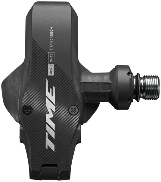TIME XPRO 12 C1 51mm Pedals Body: Carbon, Spindle: Titanium, 9/16'', Carbon Silver, Pair