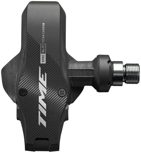 TIME XPRO 12 C1 57mm Pedals Body: Carbon, Spindle: Titanium, 9/16'', Carbon Silver, Pair