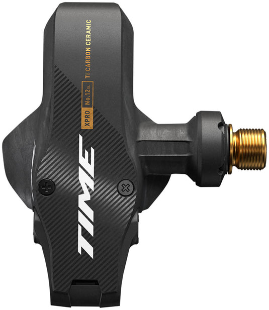 TIME XPRO 12SL C1 51mm Pedals, Body: Carbon, Spindle: Titanium, 9/16'', Carbon Gold, Pair