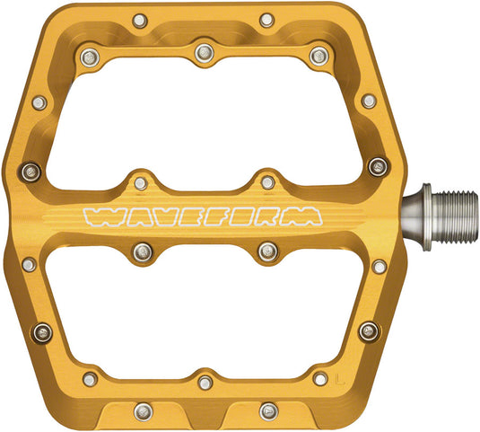 Wolf Tooth Components Waveform Platform Pedal, Large, Gold