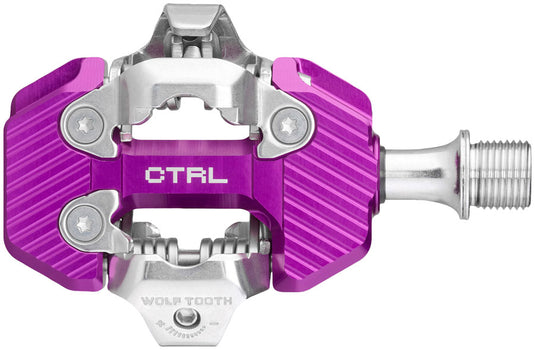 Wolf Tooth CTRL Trail Clipless Pedals - Dual Sided Clipless, Alloy, 9/16