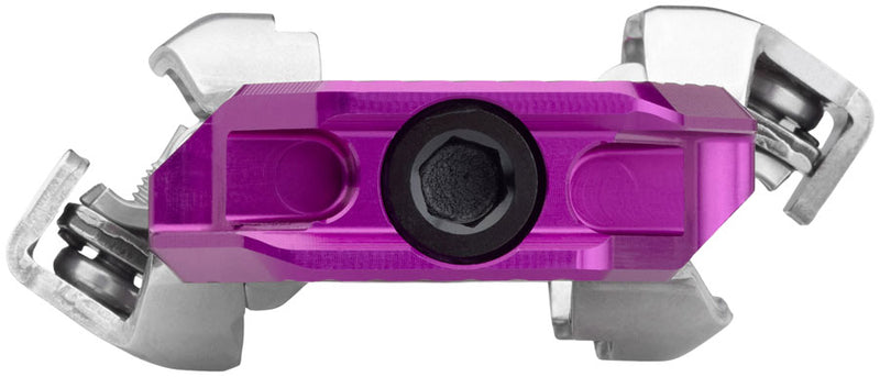 Load image into Gallery viewer, Wolf Tooth CTRL Trail Clipless Pedals - Dual Sided Clipless, Alloy, 9/16", Ultraviolet Purple, Pair, Shimano SPD
