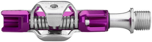 Wolf Tooth CTRL Trail Clipless Pedals - Dual Sided Clipless, Alloy, 9/16", Ultraviolet Purple, Pair, Shimano SPD