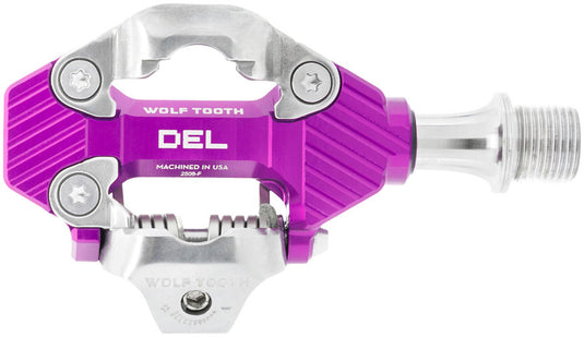 Wolf Tooth DEL Gravel Race Clipless Pedals - Single Sided Clipless, Alloy, 9/16