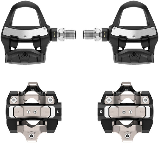 Garmin-Rally-RK-XC210-Power-Meter-Pedals-Bundle-Clipless-Pedals-with-Cleats-PEDL3261-Bicycle-Pedals