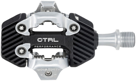 Wolf Tooth CTRL Trail Performance Clipless Pedals - Dual Sided Clipless, Alloy, 9/16