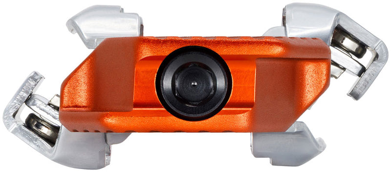 Load image into Gallery viewer, Wolf Tooth CTRL Trail Performance Clipless Pedals - Dual Sided Clipless, Alloy, 9/16", Orange, Pair, Shimano SPD
