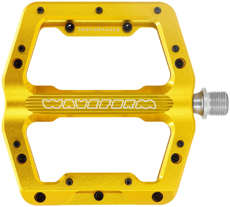 Load image into Gallery viewer, Wolf Tooth Components Waveform Performance Platform Pedal, Gold
