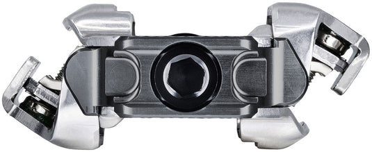 Wolf Tooth MK0 ALT XC Clipless Pedals - Dual Sided Clipless, Alloy, 9/16", Shadow Gray, Pair, Shimano SPD