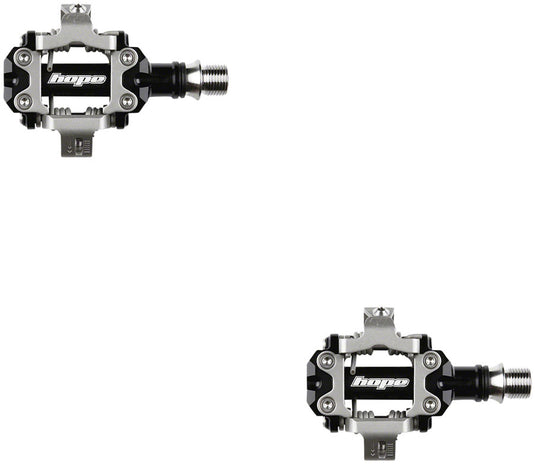 Hope-Union-RC-Clipless-Pedals-with-Cleats-Aluminum-Titanium-PEDL1195-Bicycle-Pedals