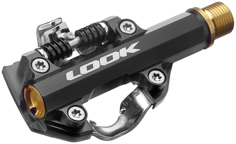Load image into Gallery viewer, LOOK X-One-G Ti Pedals - Single Sided Clipless, Aluminum, 9/16", Black
