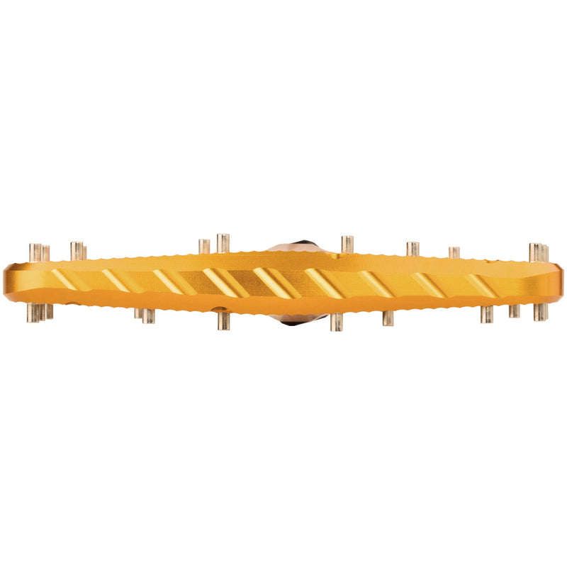 Load image into Gallery viewer, Wolf Tooth Ripsaw Aluminum Pedals Gold
