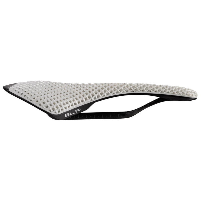 Load image into Gallery viewer, Selle Italia SLR 3D Carbon Opal, S3, Carbon Rails, 3D Print, White
