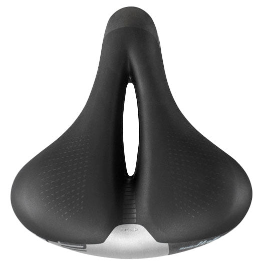 Selle Italia T2 Flow Saddle - Black 233mm Width Chromoly Rails Unisex