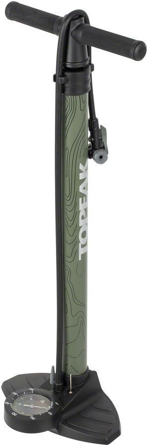 Topeak-Mountain-II-Floor-Pump-Standard-Presta-and-Schrader-FLPM0158-Bicycle-Floor-Pump