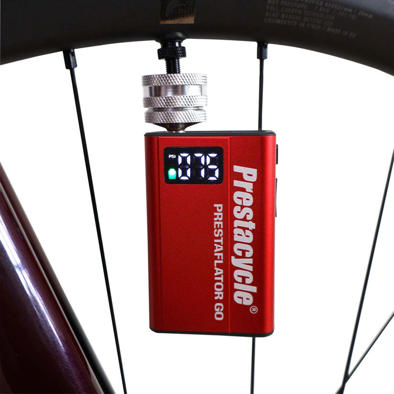 Load image into Gallery viewer, Prestacycle Prestaflator GO, Portable Rechargeable Tire Inflator
