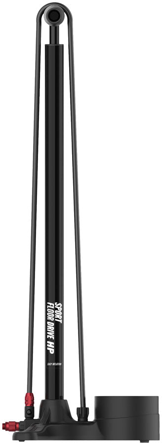 Lezyne Sport Floor Drive Floor Pump, Dual Valve Head, 220psi, Black