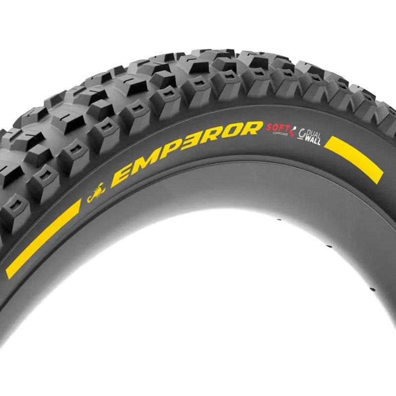 Load image into Gallery viewer, Bundle Title: Pirelli Scorpion Emperor 27.5x2.4" Tubeless E-Bike Tire DualWall Soft Compound for Versatile Gravity Riding
