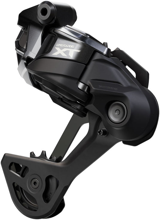 Shimano Deore XT RD-M8250-SGS Di2 Wireless Rear Derailleur - 12-Speed, Long Cage, Shadow ES, Black/Gray