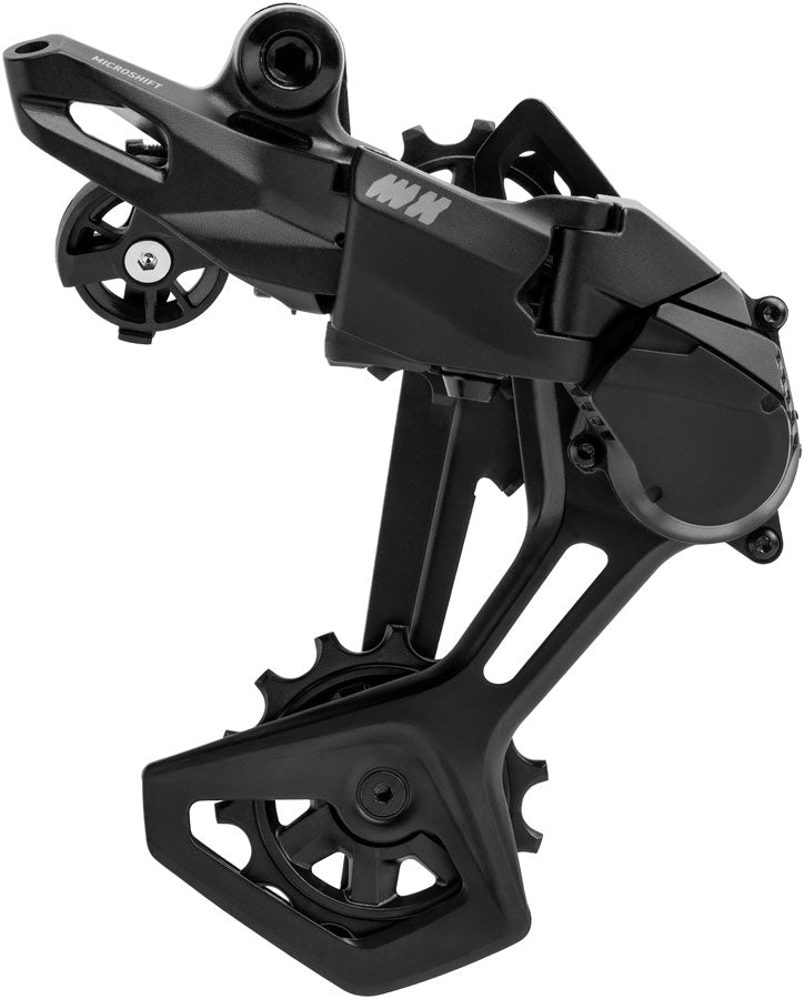 Load image into Gallery viewer, microSHIFT Advent MX 1x10-Speed Groupset - MX Trail Shifter, MX Rear Derailleur, Steel Cage, Clutched, 11-48t Cassette,
