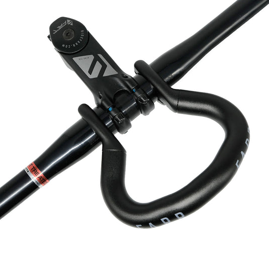 Ridefarr Alloy Aero Bolt-On Handlebar, Black