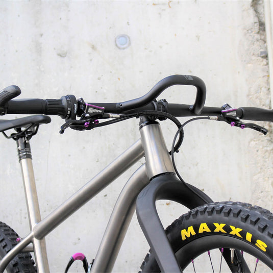 Ridefarr Alloy Aero Flat Handlebar, (31.8) Black