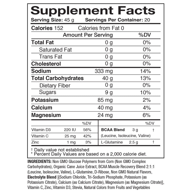 Load image into Gallery viewer, Ryno Power Hydration Fuel Drink Mix - Fruit Punch, 20 Servings (2 lbs.)
