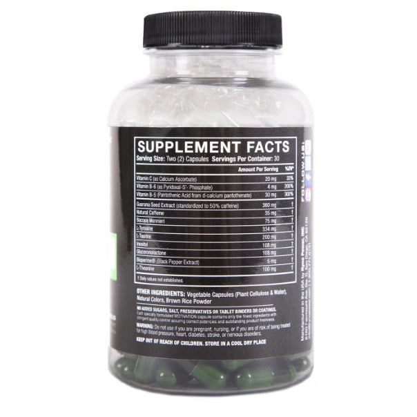 Load image into Gallery viewer, Ryno Power Motivation Supplement - 30 Servings, 60 capsules
