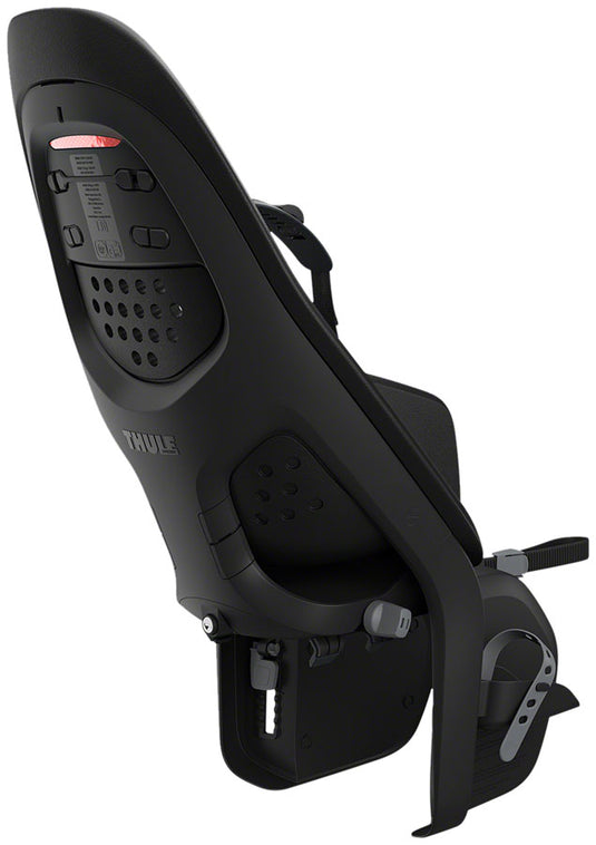 Thule Yepp 2 Maxi Rack Mount Baby Seat, On rear rack (not included), Midnight Black, Black