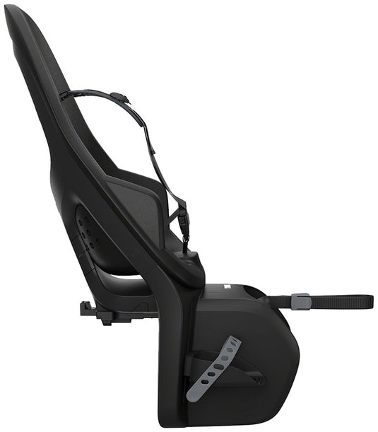 Thule Yepp 2 Maxi MIK HD Baby Seat, On rear rack (not included), Midnight Black, Black