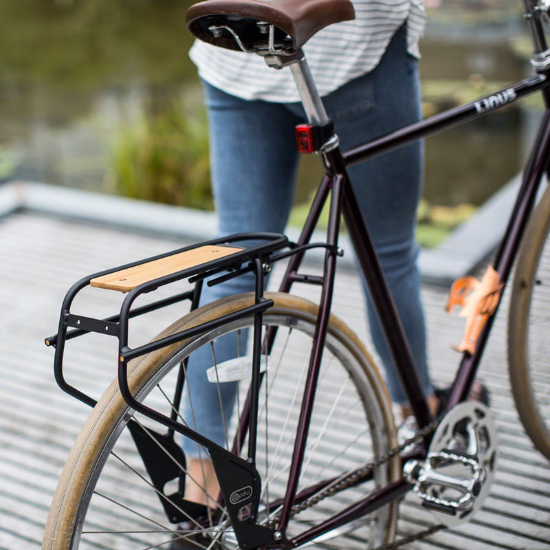 Load image into Gallery viewer, Portland Design Works Everyday Rack Rear Axle/Eyelet 26in thru 29in Black
