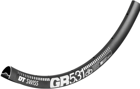 Pack of 2 DT Swiss GR 531 Alloy Rim 650b Clincher Disc Brake Only Black