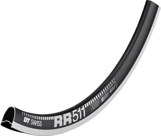 2 Pack DT Swiss RR 511 700c Tubeless Ready Road Rim 32h Black Squorx Nipples Rim
