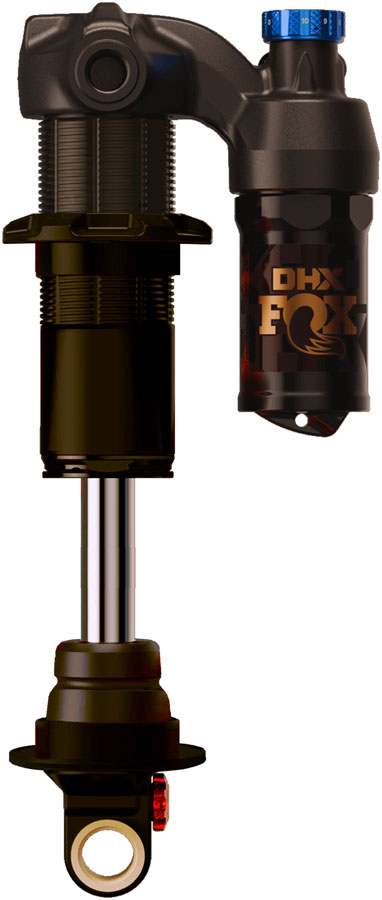Load image into Gallery viewer, FOX DHX Factory Rear Shock - Trunnion Metric, 205 x 60 mm, 2-Position Lever, Hard Chromoly Stanchion, Black
