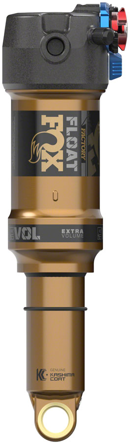 Load image into Gallery viewer, FOX FLOAT Factory Rear Shock - Trunnion Metric, 185 x 55 mm, 0.1 Spacer, 2-Position Lever, EVOL LV, Kashima Coat
