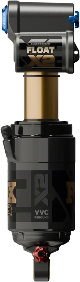 FOX FLOAT X2 Factory Rear Shock - Trunnion Metric, 205 x 60 mm, 2-Position Lever, Kashima Coat