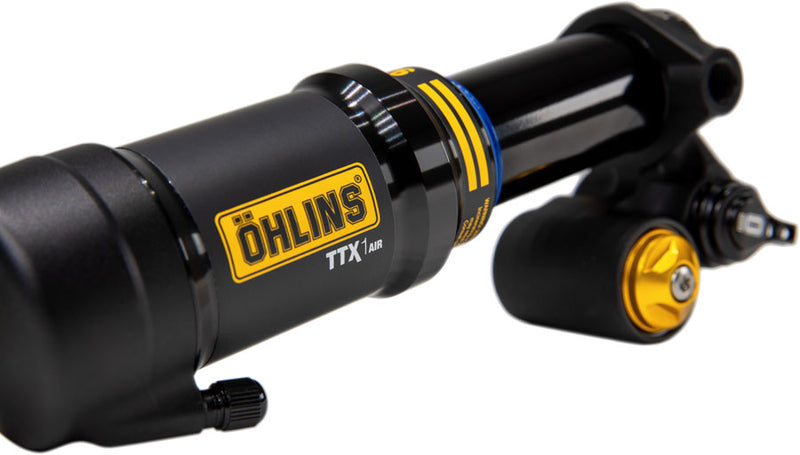 Load image into Gallery viewer, Ohlins TTX1 Air m.2 Rear Shock - Metric, 185mm x 55mm, Adjustable Volume Air Spring, Trunnion, Black
