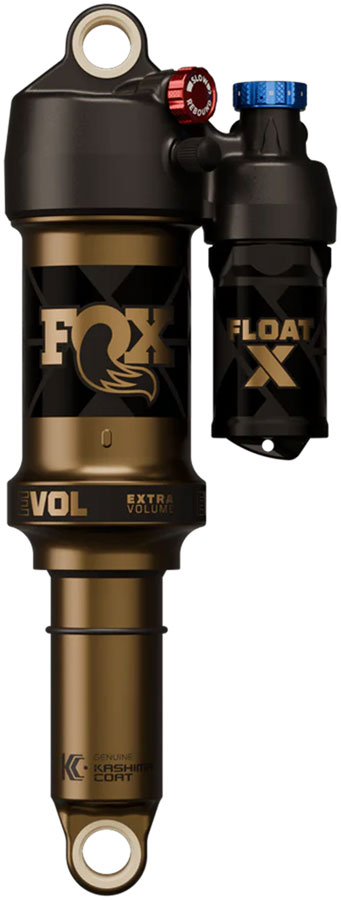 FOX FLOAT X Factory Rear Shock - Metric, 230 x 60 mm, EVOL LV, 0.2 ci Spacer, 2-Position Lever, Kashima Coat