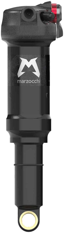 Marzocchi Bomber Inline Air Rear Shock - Trunnion Metric, 185 x 50 mm, EVOL LV, Sweep-Adj, 0.8 Spacer, Black