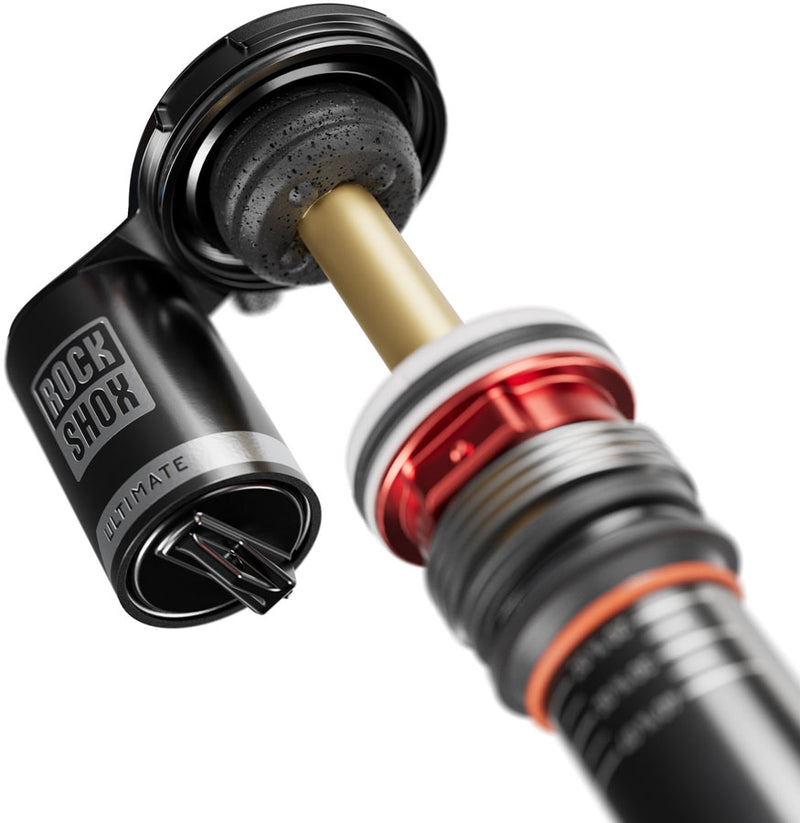 Load image into Gallery viewer, RockShox Super Deluxe Ultimate D1, Rear shock, 185x50, Shaft Eyelet: Trunnion, Body Eyelet: Standard, Token Loc 2,
