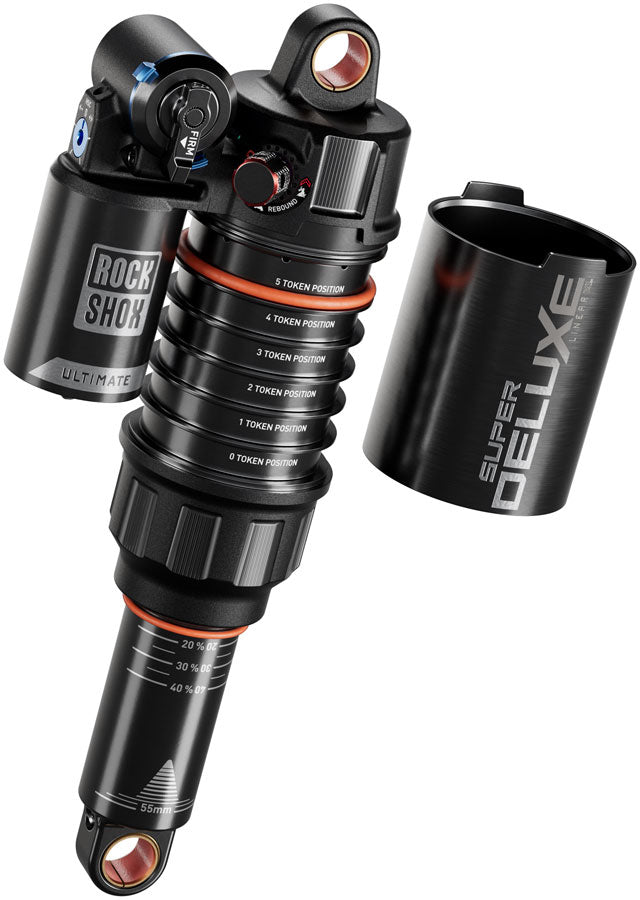 Load image into Gallery viewer, RockShox Super Deluxe Ultimate D1, Rear shock, 210x55, Shaft Eyelet: Standard, Body Eyelet: Standard, Token Loc 2,
