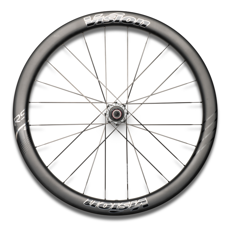 Load image into Gallery viewer, Vision-Metron-RS-45-Silver-Edition-Wheelset-Wheel-Set-700c-Tubeless-Ready-Clincher-STEM3050-Bicycle-Wheelset
