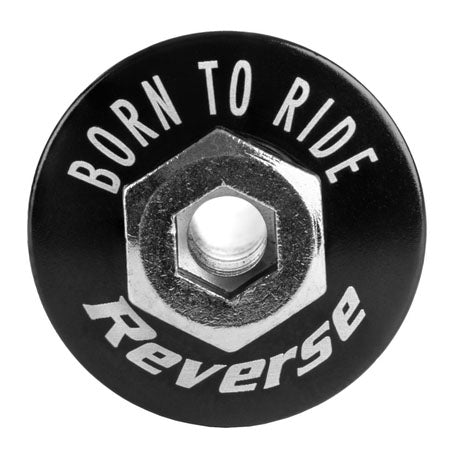 Load image into Gallery viewer, Reverse Barspin Top Cap, Black
