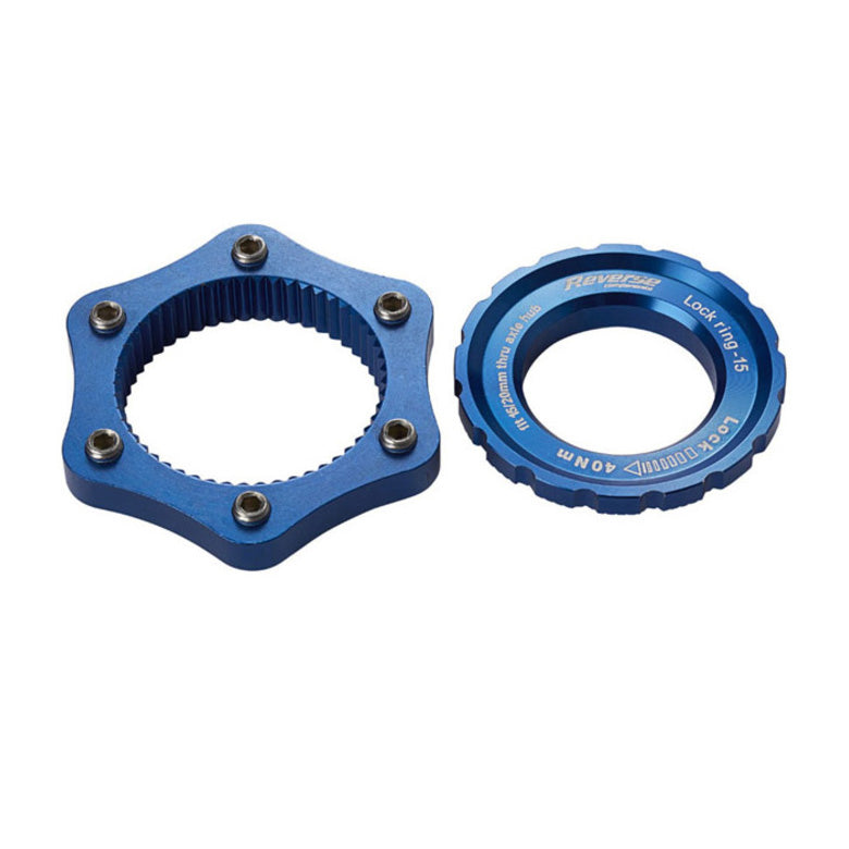 Load image into Gallery viewer, Reverse-Center-Lock-to-6-Bolt-Adapter-Disc-Rotor-Parts-and-Lockrings-Universal-DSRT0822
