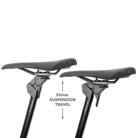 Redshift Sports ShockStop Endurance Suspension Seatpost, 31.6 x 400 Bl
