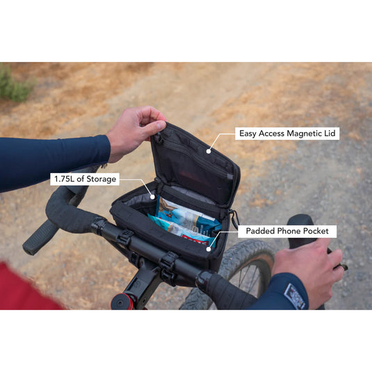 Redshift Sports Top Shelf Handlebar Bag - Black