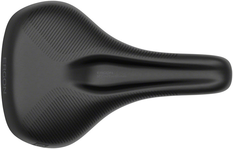 Load image into Gallery viewer, Ergon ST Core Evo Women's Saddle - Black/Gray 182mm Width Synthetic Mens
