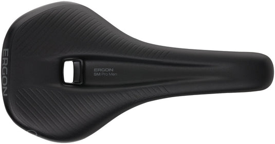 Ergon SM Pro Saddle - Black TiNox Rails Includes Topeak QuickClick Adaptor