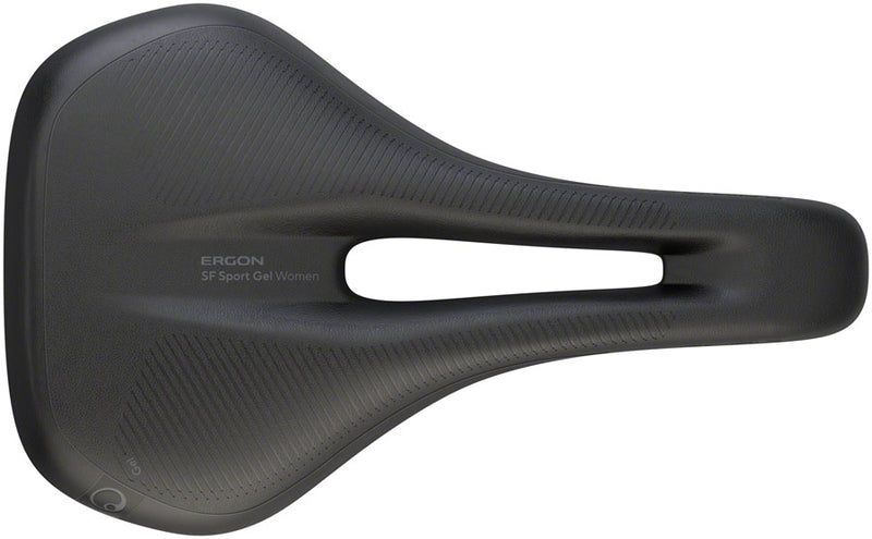 Load image into Gallery viewer, Ergon SF Sport Gel Saddle - Chromoly, Black, Women's, Small/Medium
